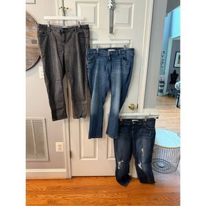 Slink Curvy Lot of 3 Pair Jeans sz 14